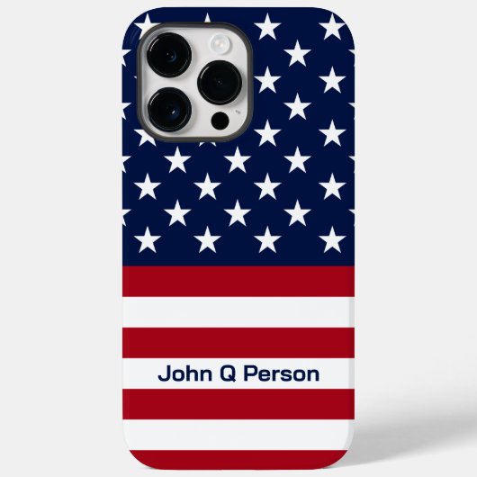 Amerikaanse vlag Case-Mate iPhone case (Achterkant)