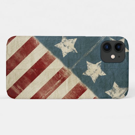 Amerikaanse vlag Case-Mate iPhone case (Achterkant (horizontaal))
