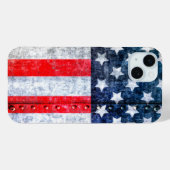 Amerikaanse vlag Case-Mate iPhone case (Achterkant (horizontaal))