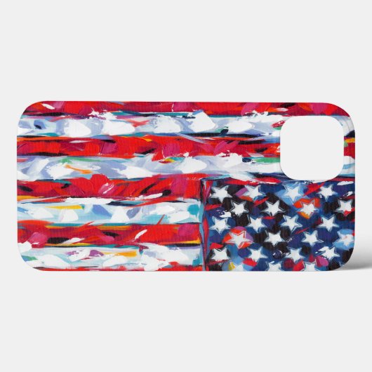 Amerikaanse vlag Case-Mate iPhone case (Achterkant (horizontaal))