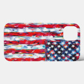 Amerikaanse vlag Case-Mate iPhone case (Achterkant (horizontaal))