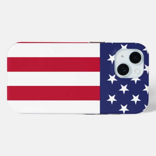 Amerikaanse vlag Case-Mate iPhone case (Achterkant (horizontaal))