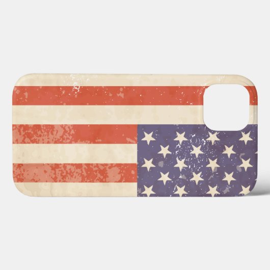 Amerikaanse vlag Case-Mate iPhone case (Achterkant (horizontaal))