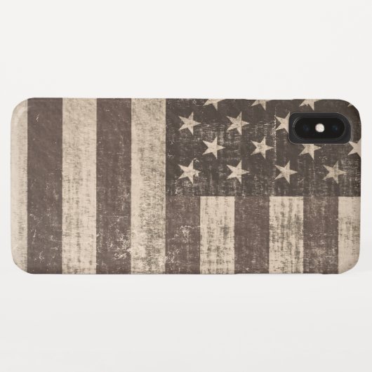 Amerikaanse vlag Case-Mate iPhone Case (Achterkant (horizontaal))