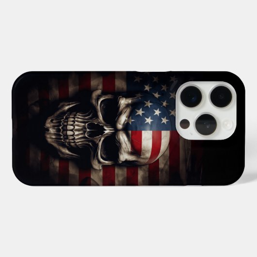 Amerikaanse vlag Case-Mate iPhone case (Achterkant (horizontaal))