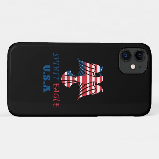 Amerikaanse vlag Case-Mate iPhone case (Achterkant (horizontaal))