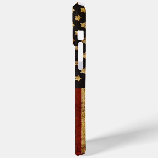  Amerikaanse vlag Case-Mate iPhone Case (Achterkant / Links)