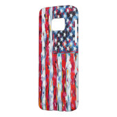 Amerikaanse vlag Case-Mate samsung galaxy hoesje (Achterkant Links)