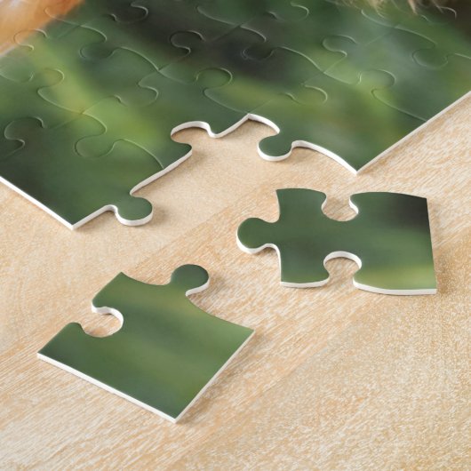 Amerikaanse vlag Cavalier King Charles Spaniel Pup Legpuzzel (Zijkant)