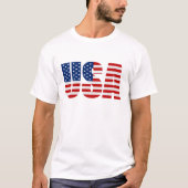 Amerikaanse vlag Champion Double Dry Museum T-Shir T-shirt (Voorkant)