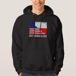 Amerikaanse vlag Chili vlag Beste grootmoeder ooit Hoodie