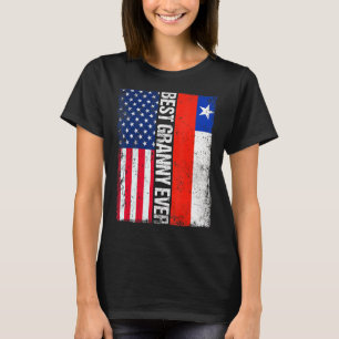 Amerikaanse vlag Chili vlag Beste oma ooit T-shirt