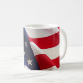 Amerikaanse vlag Coffee Mugs Koffiemok (Voorkant rechts)