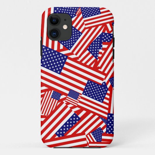 Amerikaanse vlag Collage Case-Mate iPhone Case (Achterkant)