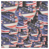 Amerikaanse vlag Collage Stof (Swatch)