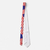 Amerikaanse vlag Collage Stropdas (Achterkant)