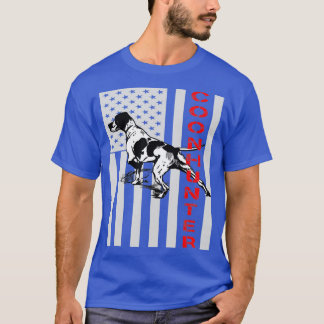 Amerikaanse vlag Coon Hunting T-shirt