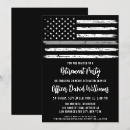 Amerikaanse Vlag Correctiefunctionaris Pensioen Kaart