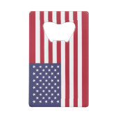 Amerikaanse vlag creditkaart flessenopener (Achterkant)
