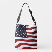 Amerikaanse vlag crossbody tas (Achterkant)