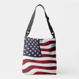 Amerikaanse vlag crossbody tas