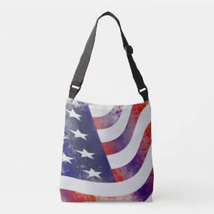 Amerikaanse vlag crossbody tas