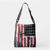 Amerikaanse vlag Crossbody Tas (Voorkant)