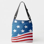 Amerikaanse vlag crossbody tas (Voorkant)