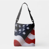Amerikaanse vlag crossbody tas (Voorkant)
