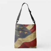 Amerikaanse vlag crossbody tas (Achterkant)