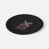 Amerikaanse vlag - Crypto Currency Cryptocurrency  Papieren Bordje (Gekanteld)