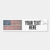 AMERIKAANSE VLAG custom 2024 Bumpersticker (Voorkant)