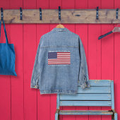 Amerikaanse vlag Custom Denim Jacket