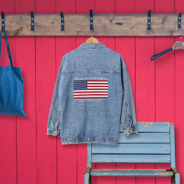 Amerikaanse vlag Custom Denim Jacket