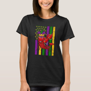 Amerikaanse vlag Dabbing Crawfish Dab dance in Mar T-shirt