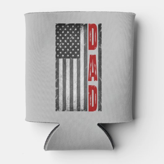 AMERIKAANSE VLAG, DADDY, 4 JULI, VANDAAG BLIKJESKOELER (Voorkant)