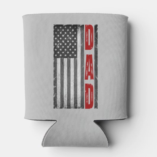 AMERIKAANSE VLAG, DADDY, 4 JULI, VANDAAG BLIKJESKOELER (Achterkant)