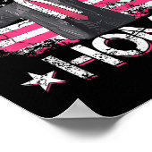 Amerikaanse vlag Daddys Home Trump 2024 Patriottis Poster (Hoek)