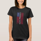 Amerikaanse vlag Dank u veteranen Dag Patriottisch T-shirt (Voorkant)
