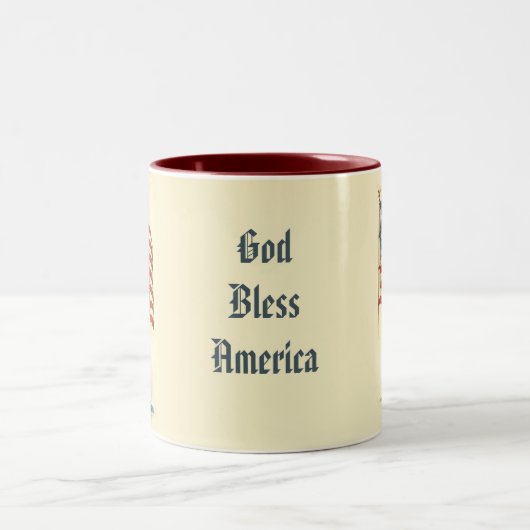  Amerikaanse vlag Dankbaarheid Koffie Mok (Center)