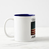 Amerikaanse Vlag - Dankbare Amerikaan - Mok (Links)