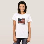 Amerikaanse Vlag - Dankbare Amerikaan T-shirt (Voorkant volledig)