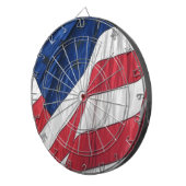 Amerikaanse vlag dartbord (Voorkant Rechts)