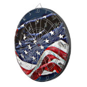 Amerikaanse vlag dartbord (Voorkant Rechts)