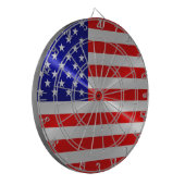 Amerikaanse vlag dartbord (Voorkant Links)
