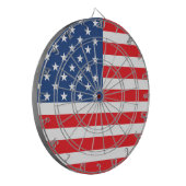 Amerikaanse vlag dartbord (Voorkant Links)