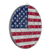 Amerikaanse vlag dartbord (Voorkant Links)