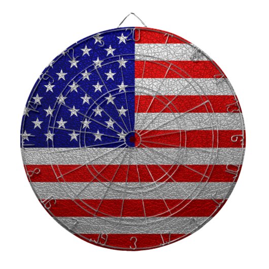Amerikaanse vlag dartbord (Voorkant)