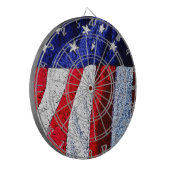 Amerikaanse vlag dartbord (Voorkant Links)