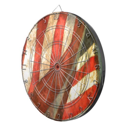 Amerikaanse vlag dartbord (Voorkant Rechts)